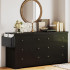 Dresser for Bedroom 6 Drawer with Charging Station Dresser for Bedroom 6 Drawer with Charging Station