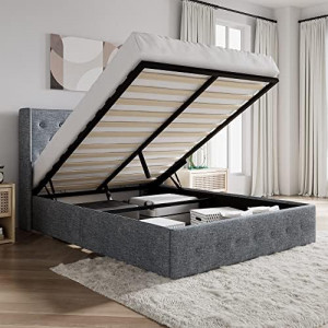 Full Size Lift Up Storage Bed