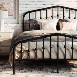 Queen Size Metal Platform Bed Frame