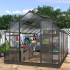8x14x7.5 FT Polycarbonate Greenhouse 8x14x7.5 FT Polycarbonate Greenhouse