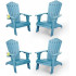 Oversized Adirondack Chairs Set of 4 Oversized Adirondack Chairs Set of 4