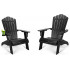 Oversized Adirondack Chairs Set of 2 Oversized Adirondack Chairs Set of 2