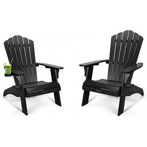 Oversized Adirondack Chairs Set of 2
