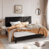 King Upholstered Platform Bed Frame