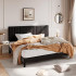 King Upholstered Platform Bed Frame