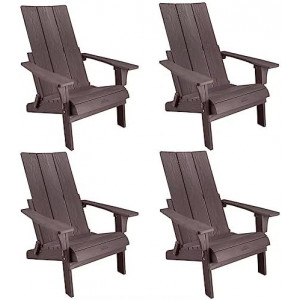 Folding Adirondack Chair (4, Blue)
