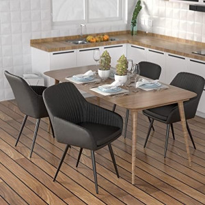 Velvet Accent Chairs Set of 4