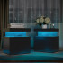 Black LED Nightstand Set of 2 Black LED Nightstand Set of 2