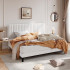 King Upholstered Platform Bed Frame
