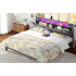 King Bed Frame with Storage Headboard and Charging Station King Bed Frame with Storage Headboard and Charging Station