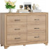6 Drawer Double Dresser 6 Drawer Double Dresser